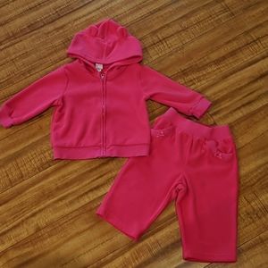Girls Fleece Set